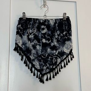 Pacsun Tie-dye Tube Top w/ Fringe Hem - Size XS